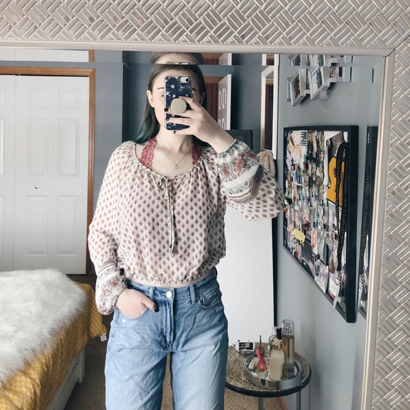 Pacsun Long Sleeve Sheer Blouse - Picture 3 of 6